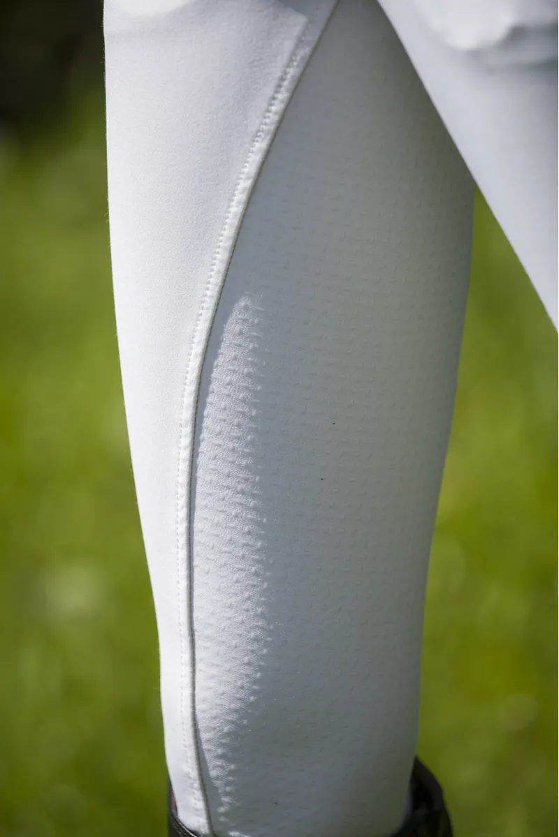 EcoRider Bamboo  Ladies Breeches White-4